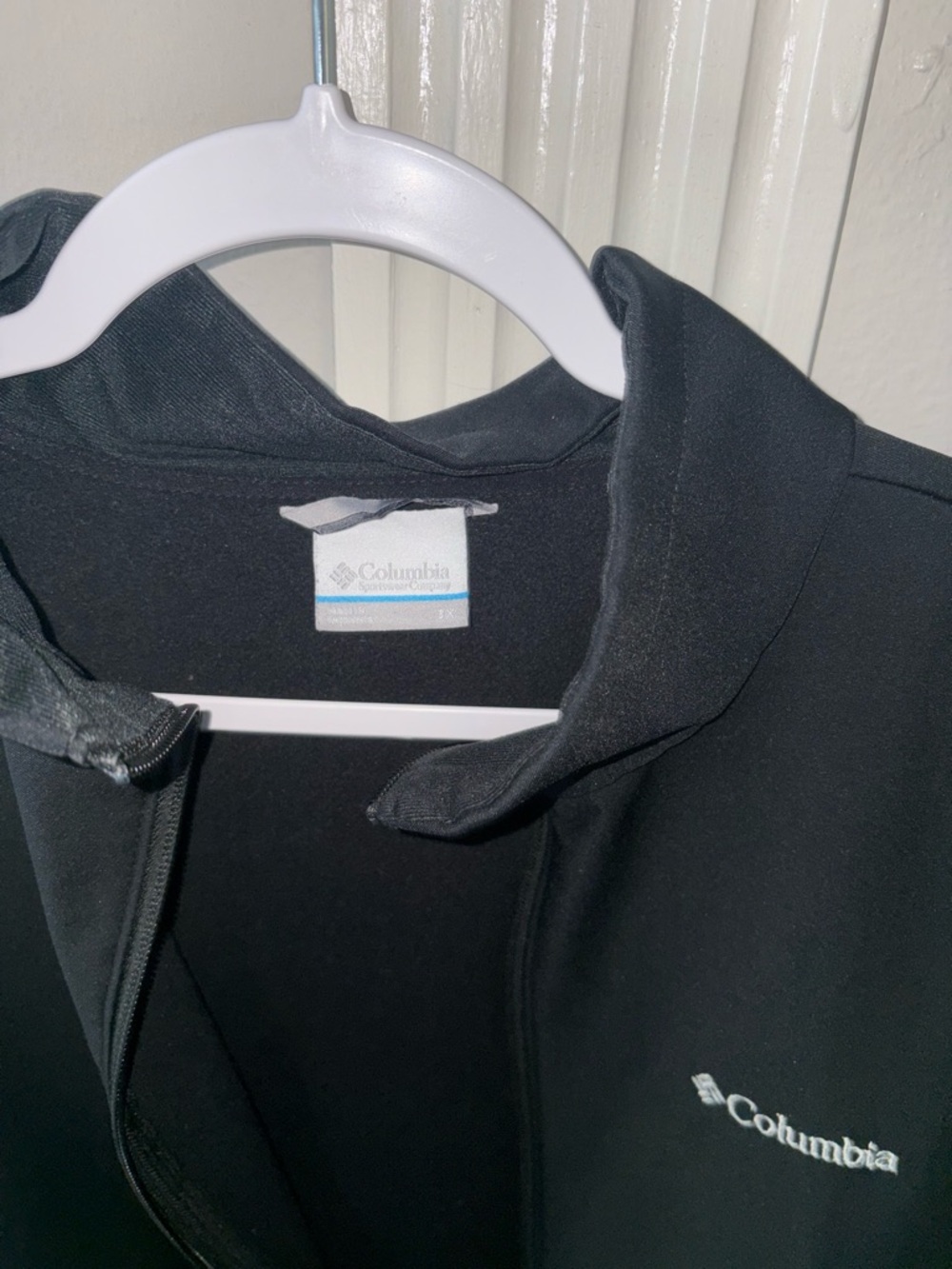 Columbia Black Fleece-Lined Zip Jacket